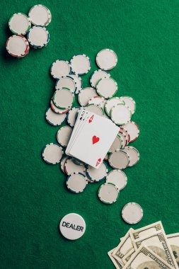 Live dealer casino studio with professional croupier